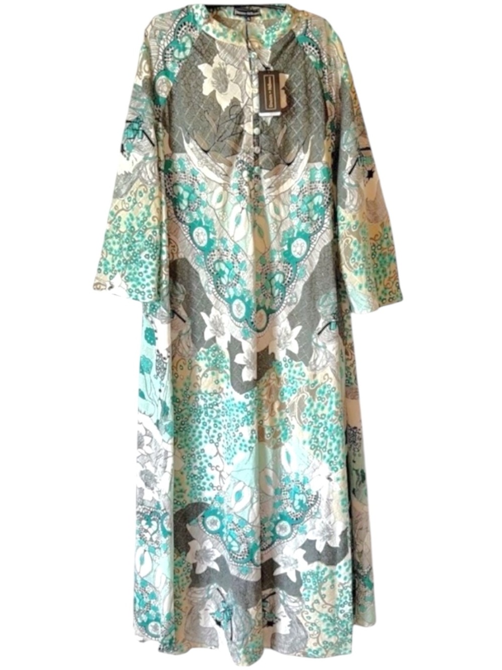 Absinthe Fairy by Dawson+Hellmann Fairycore Art to Wear Kaftan Dress